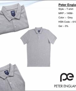 Peter England Grey Tshirt
