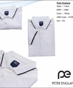 Peter England White Tshirt