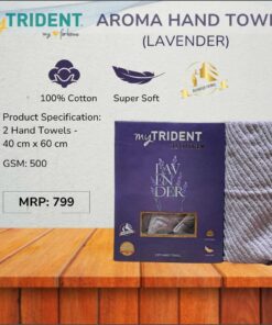 Trident Aroma Hand Towel - Lavender
