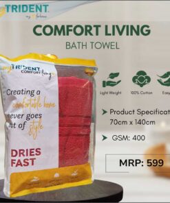 Trident Comfort Living Bath Towel