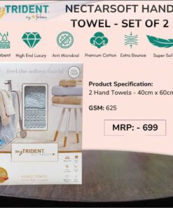 Trident Nectarsoft Hand Towel set of 2
