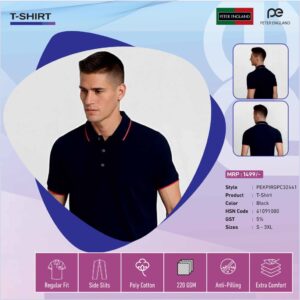 Peter England - Black Tshirt