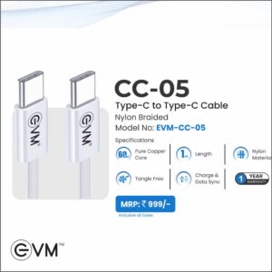 CC-05 Type-C to Type-C Cable Nylon Braided