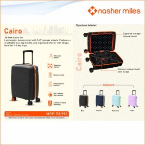 Nasher Miles Cairo 28" Suitcase Hard Case