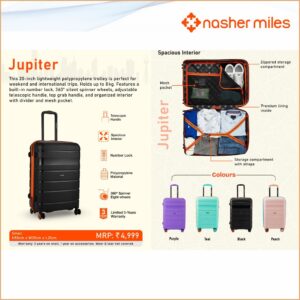 Nasher Miles Jupiter 28" Suitcase Hard Case