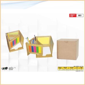 Eco-Friendly Penstand With Sticky Note -Triangle