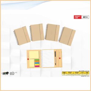 Eco-Friendly Wiro Pad With Sticky Note