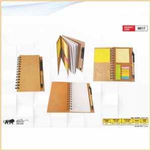 Eco-Friendly Note Pad With Sticky Note