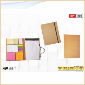 Eco-Friendly Note Pad With Sticky Note