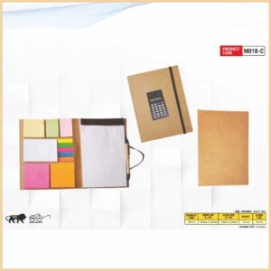 Eco-Friendly Note Pad With Calculator With Sticky Note