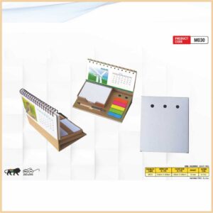 Eco-Friendly Sticky Note Pad With Calendar
