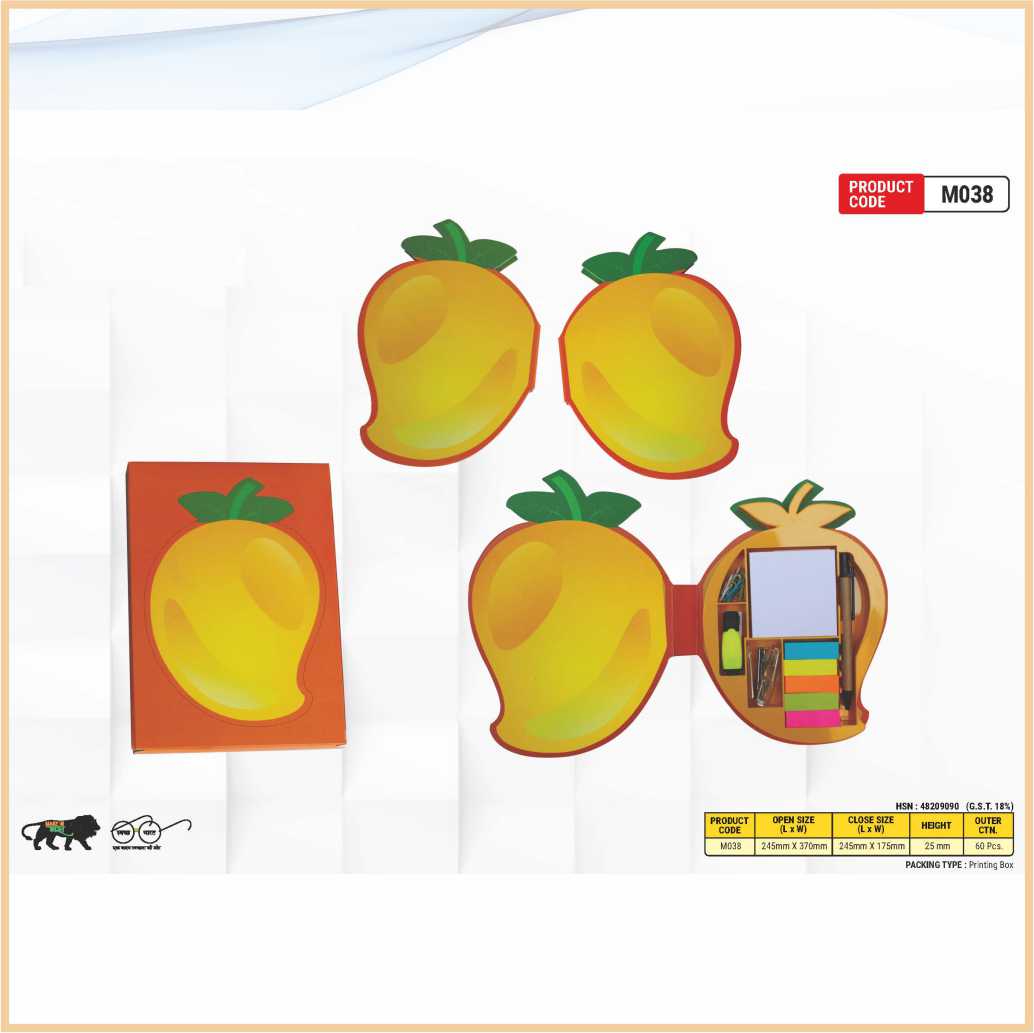 Mango Shape Stationery Kit