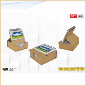 Eco-Friendly Box With Writing Note Pad And Calender