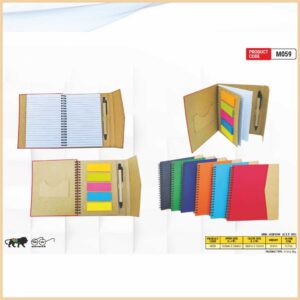 Eco-Friendly DIARY Pad With Sticky Note AND Magnetic cover