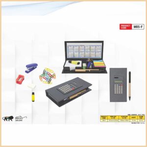 Eco-Friendly Stationery Kit With Calculator With Sticky Note Pad