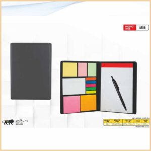 Foam Folder With Sticky Note Pad