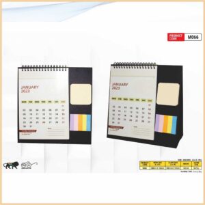 Eco-Friendly calender with sticky notes