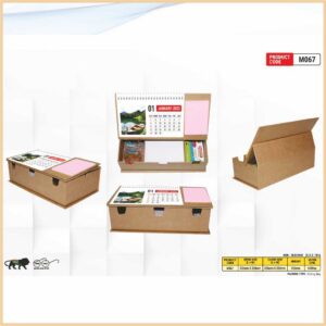 Eco- Friendly box with calender And accessories