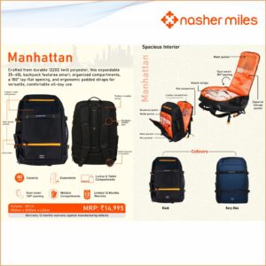 Nasher Miles Manhattan Backpack Soft