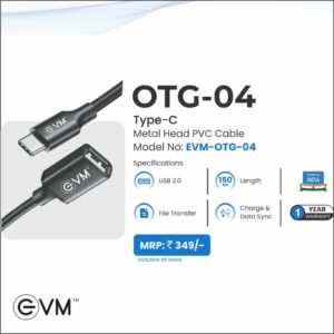 OTG-04 Type-C Metal Head PVC Cable