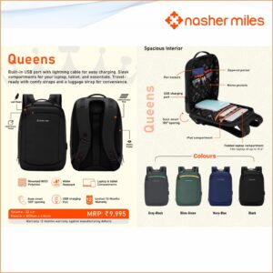 Nasher Miles Queens Backpack Soft