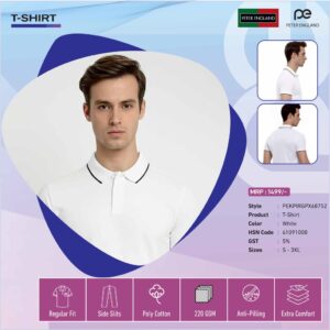 Peter England White Tshirt