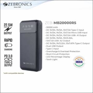 A232-ZEB MB20000R5 MOBILE BATTERY CHARGER (BLACK Q)