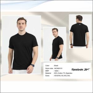 Reebok Round Neck Lycra - Black