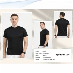 Reebok Round Neck Poly - Black