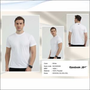 Reebok Round Neck Poly - White
