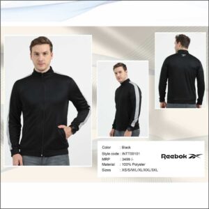 Reebok 100% Polyester Jacket - Black