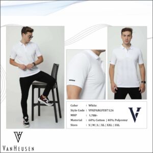 Van Heusen Polo Tshirt - White