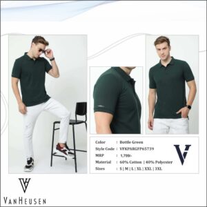 Van Heusen Polo Tshirt - Bottle Green
