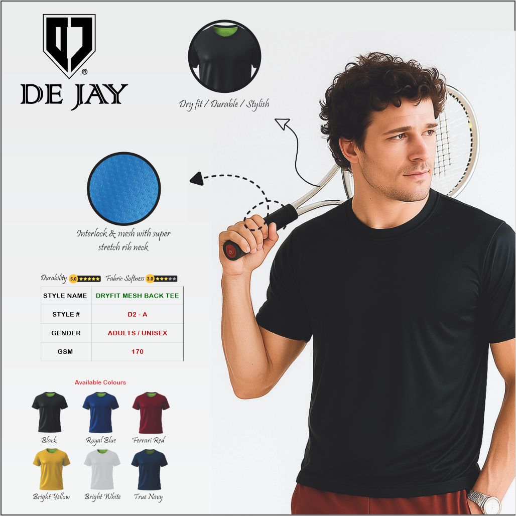 Dejay Round Neck Half Sleeve Tshirt