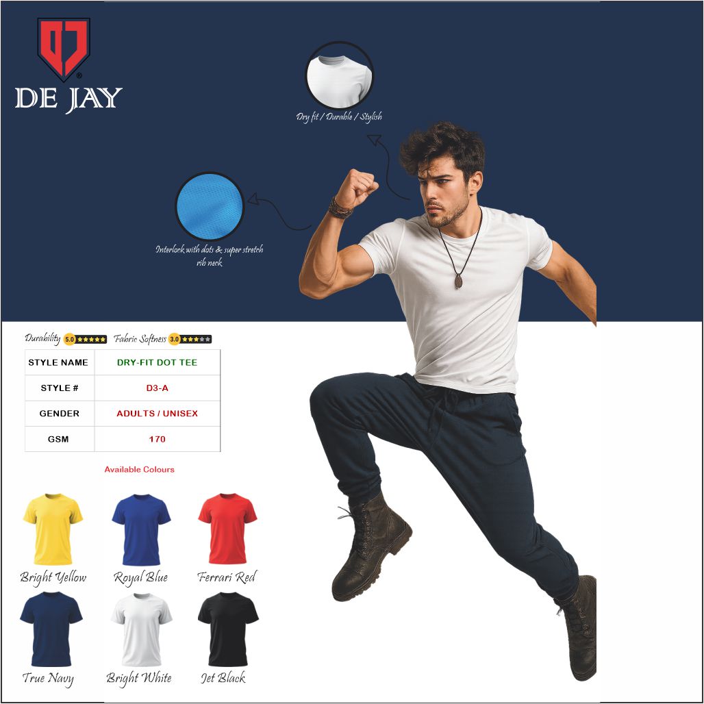 Dejay Round Neck Half Sleeve Tshirt