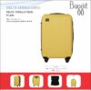Baggit Plain 24 inches ABS Hard Top Cabin Size Trolley Bag