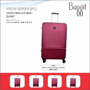 Baggit Slant 20 inches PC Hard Top Cabin Size Trolley Bag