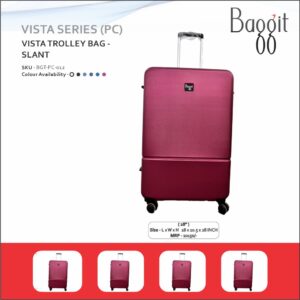 Baggit Slant 28 inches PC Hard Top Cabin Size Trolley Bag