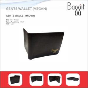 Baggit Vegan Leather Gents Wallet Brown