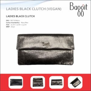 Baggit Ladies Golden Clutch - Vegan Leather