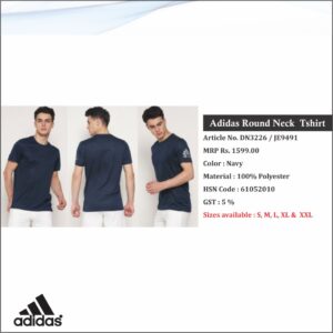 Adidas Round Neck Tshirt