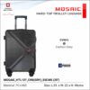 Swiss Military Mosaic Hard Top Trolley Bag - 55 cms