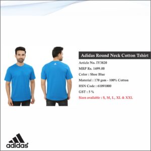 Adidas Round Neck Cotton Tshirt