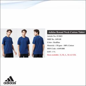 Adidas Round Neck Cotton Tshirt