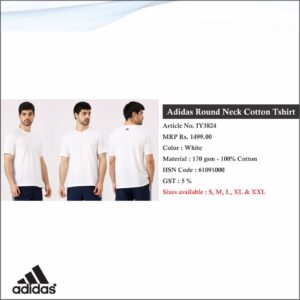 Adidas Round Neck Cotton Tshirt