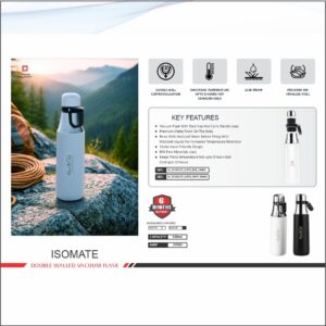 Swiss Military Isomate Douible Walled Vacuum Flask