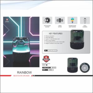 Swiss Military Rainbow Bluetooth Speaker