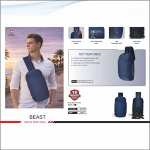 Swiss Military Beast Cross Body Bag - 7 Ltrs