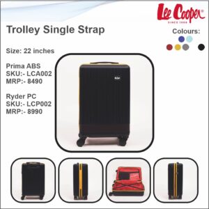 Lee Cooper Single Strap ABS Trolley Bag