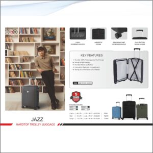 Swiss Military Jazz Hard Top Trolley - 55 cms